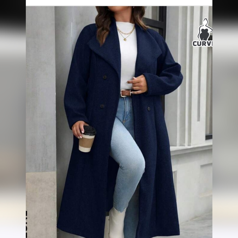 SHEIN LONG COAT - Picture 7 of 8